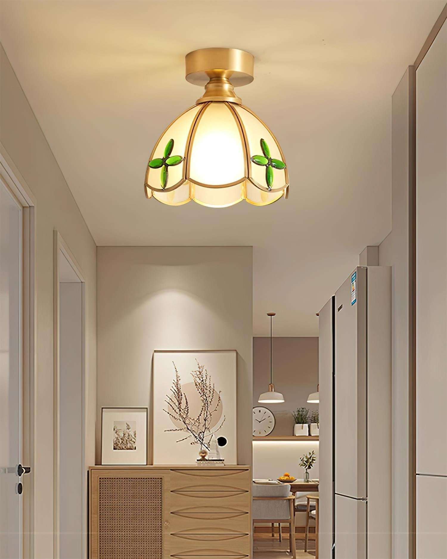 Civelle Tiffany Style Stained Glass Ceiling Light - Neutralighting