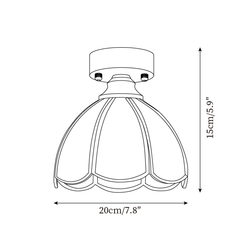 Civelle Tiffany Style Stained Glass Ceiling Light - Neutralighting