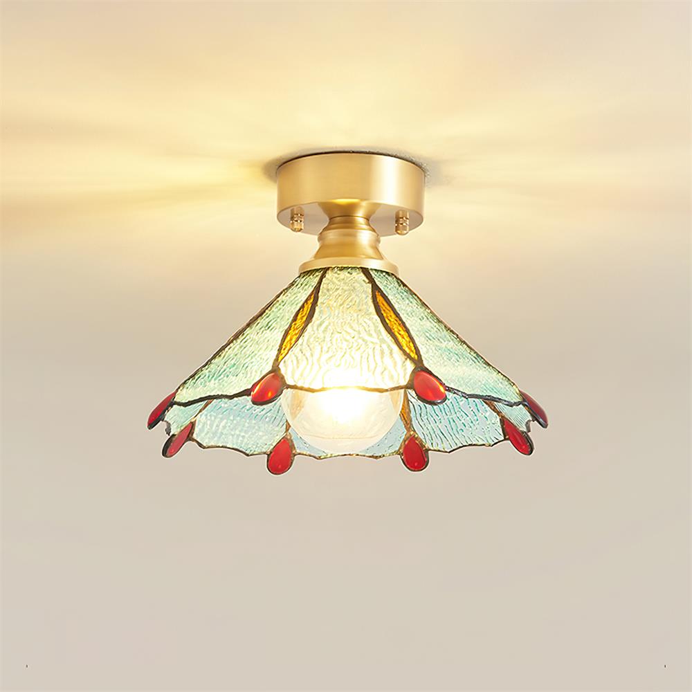 Civelle Tiffany Style Stained Glass Ceiling Light - Neutralighting
