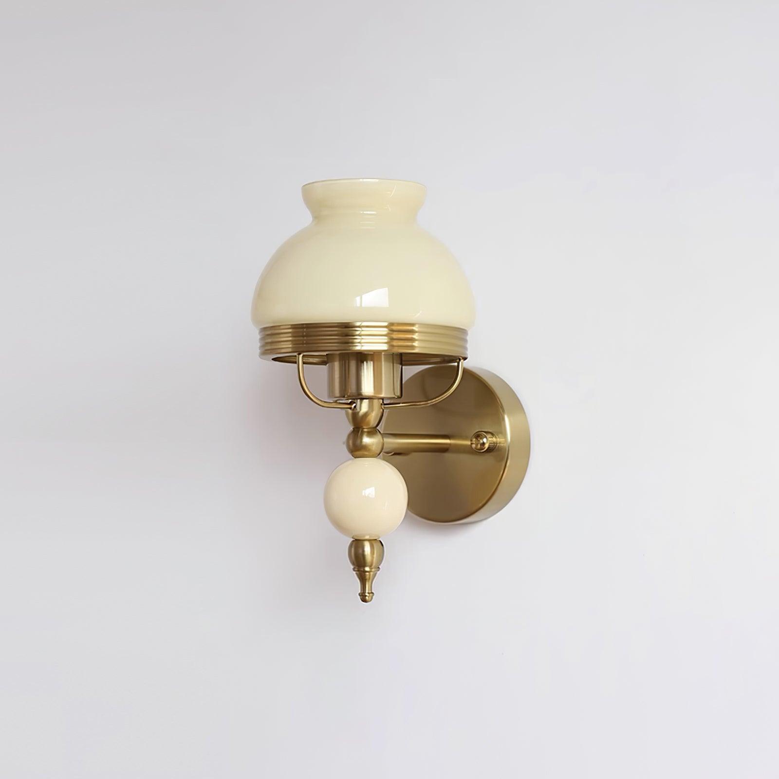 Wall Lamp Glass and Metal Light for Bedroom or Hallway Retro - Neutralighting