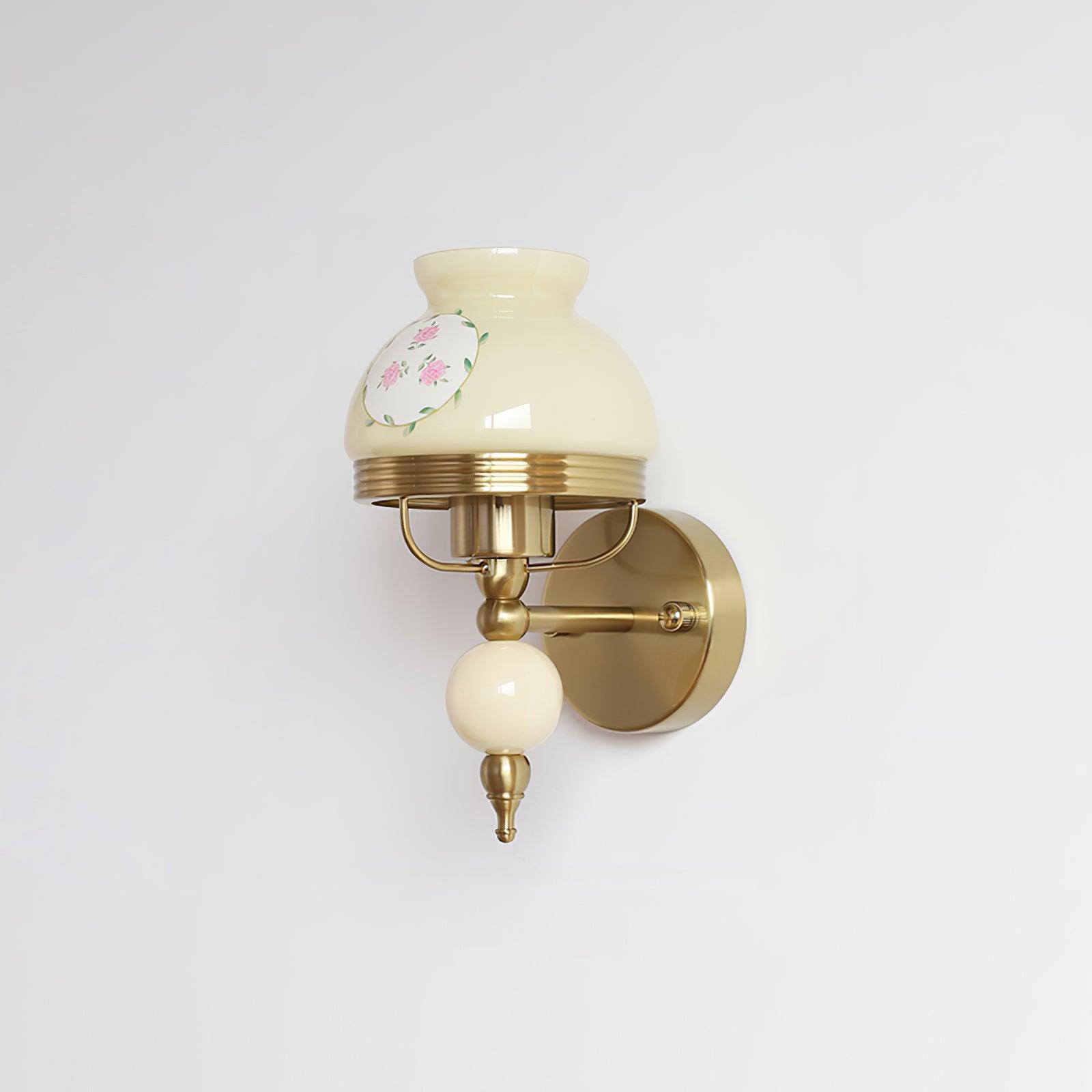 Wall Lamp Glass and Metal Light for Bedroom or Hallway Retro - Neutralighting