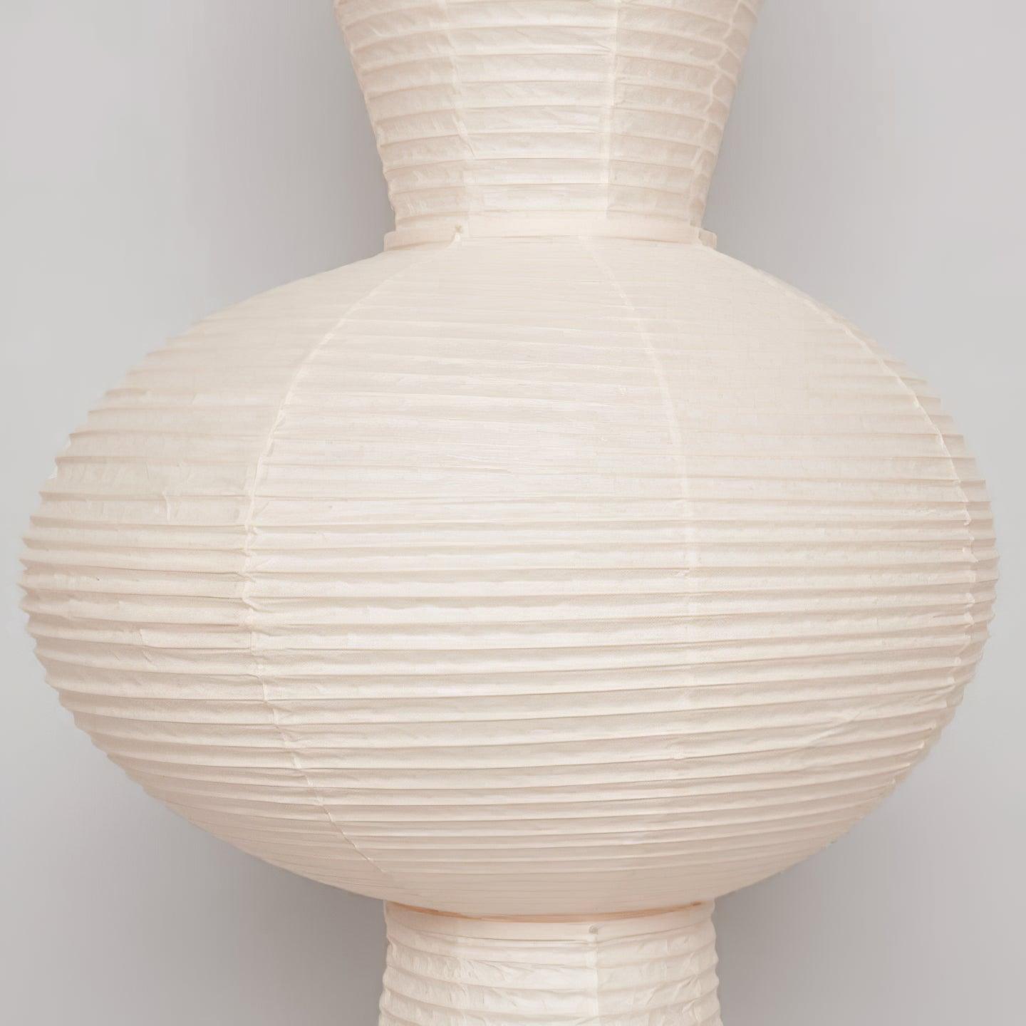 Faye Sculptural Paper Vertical Pendant Light - Neutralighting