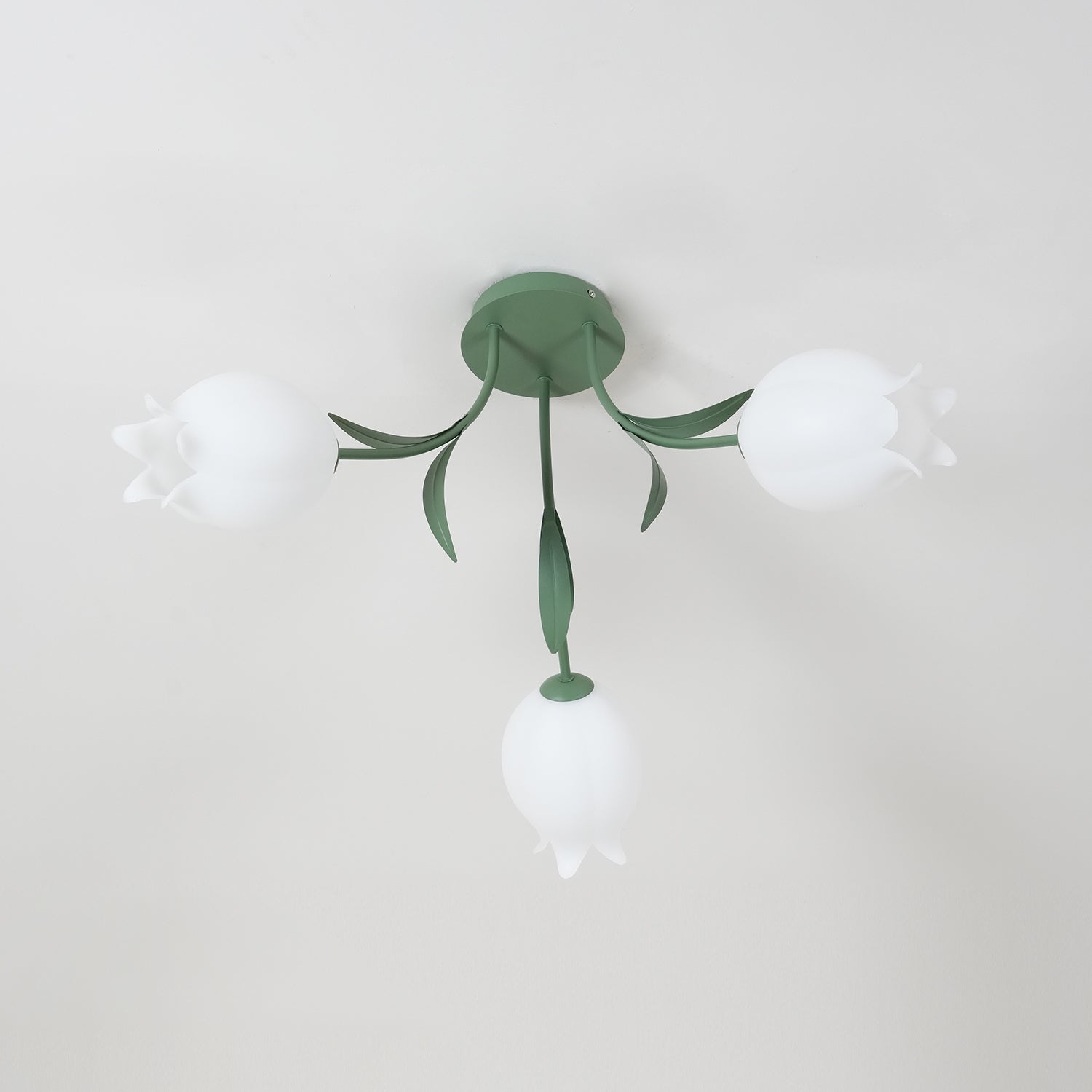 Greya Natural Flower Flush Mount Ceiling Light - Neutralighting