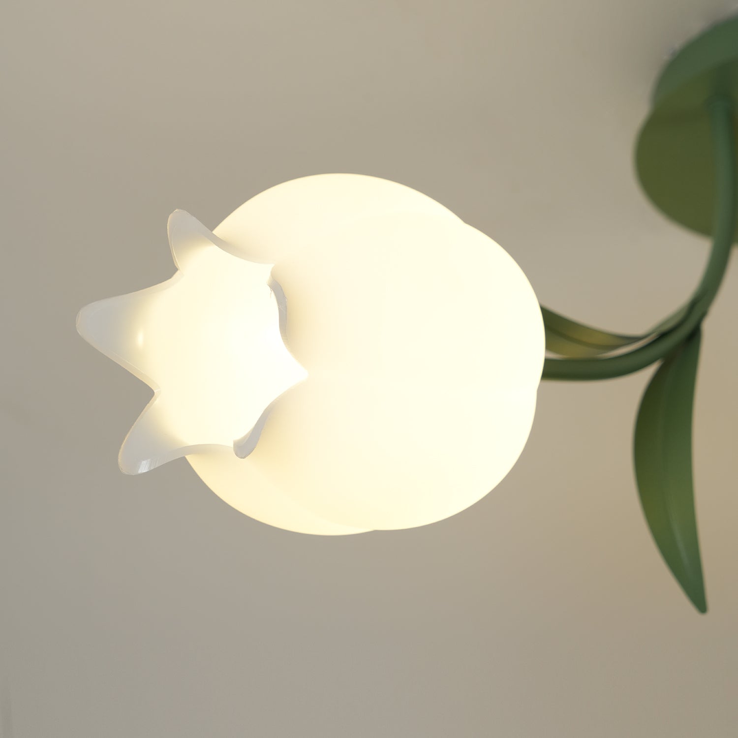 Greya Natural Flower Flush Mount Ceiling Light - Neutralighting