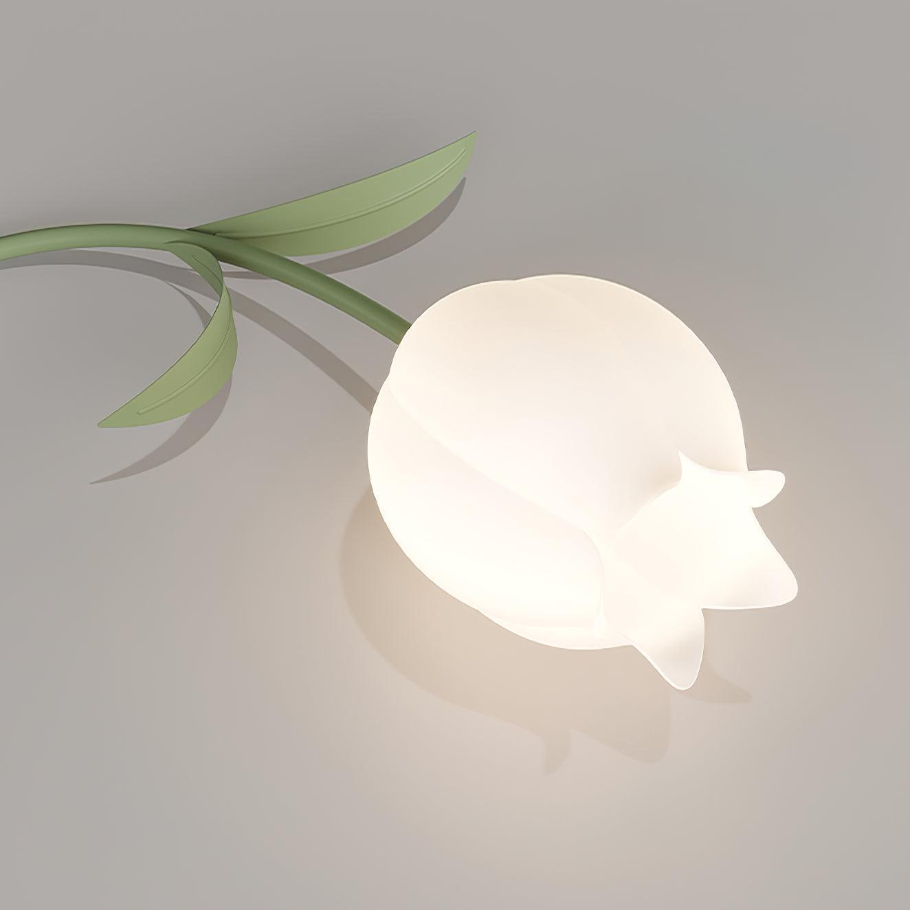 Greya Natural Flower Flush Mount Ceiling Light - Neutralighting