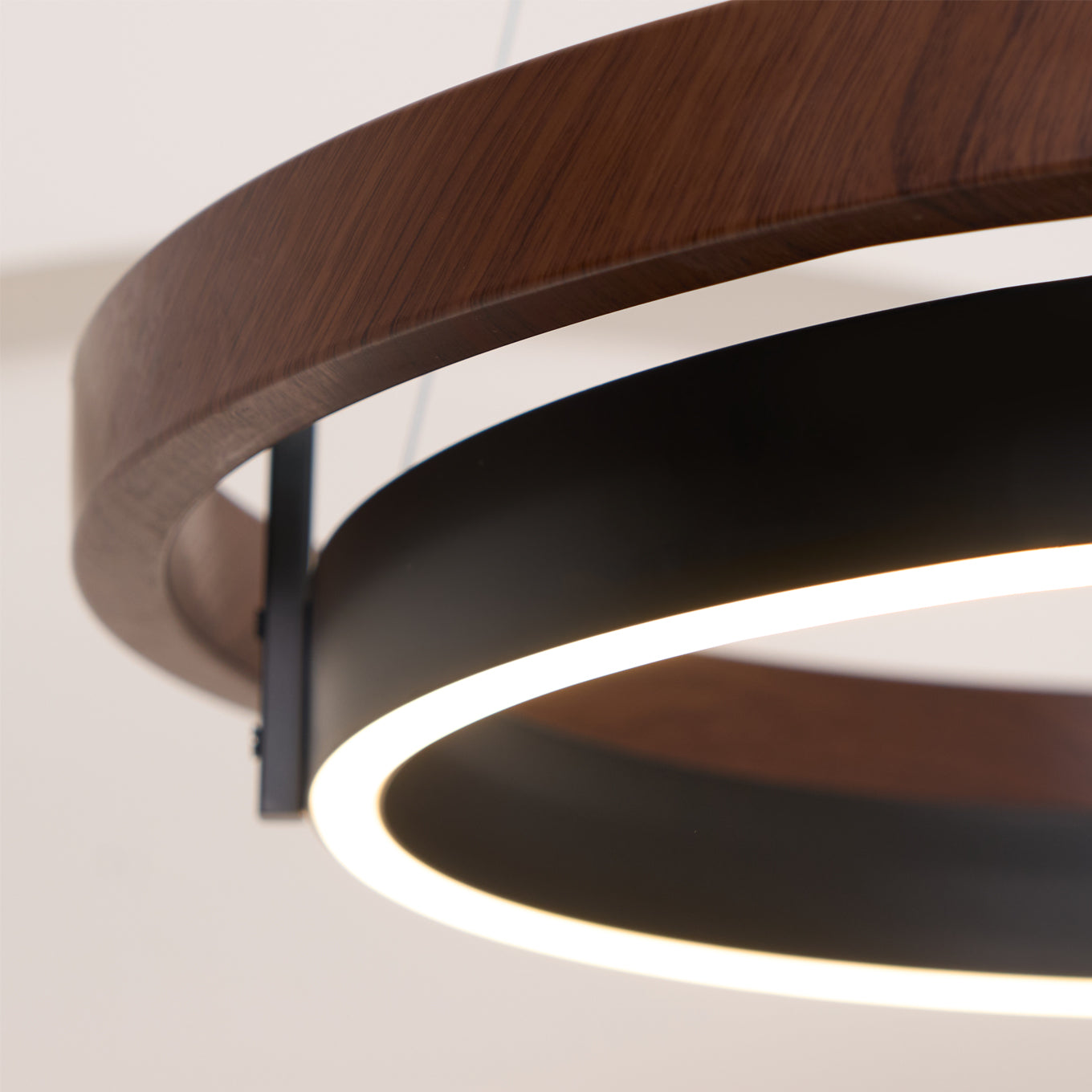 Acorn Ring Wood Chandelier - Neutralighting