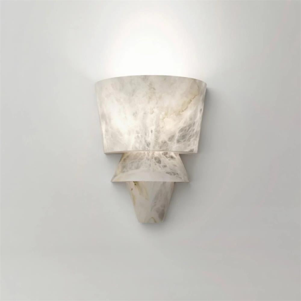 Elyon Elegant White Alabaster Wall Lamp - Neutralighting