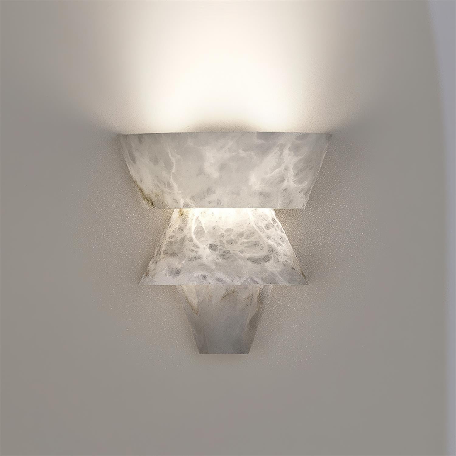 Elyon Elegant White Alabaster Wall Lamp - Neutralighting