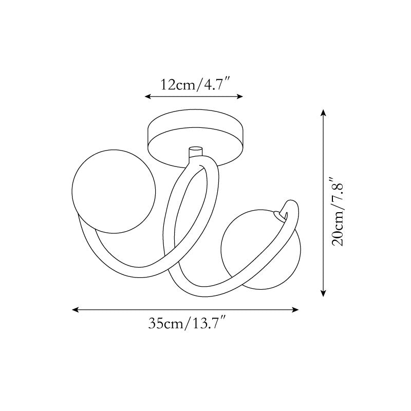 Liora Ball Ceiling Light - Neutralighting