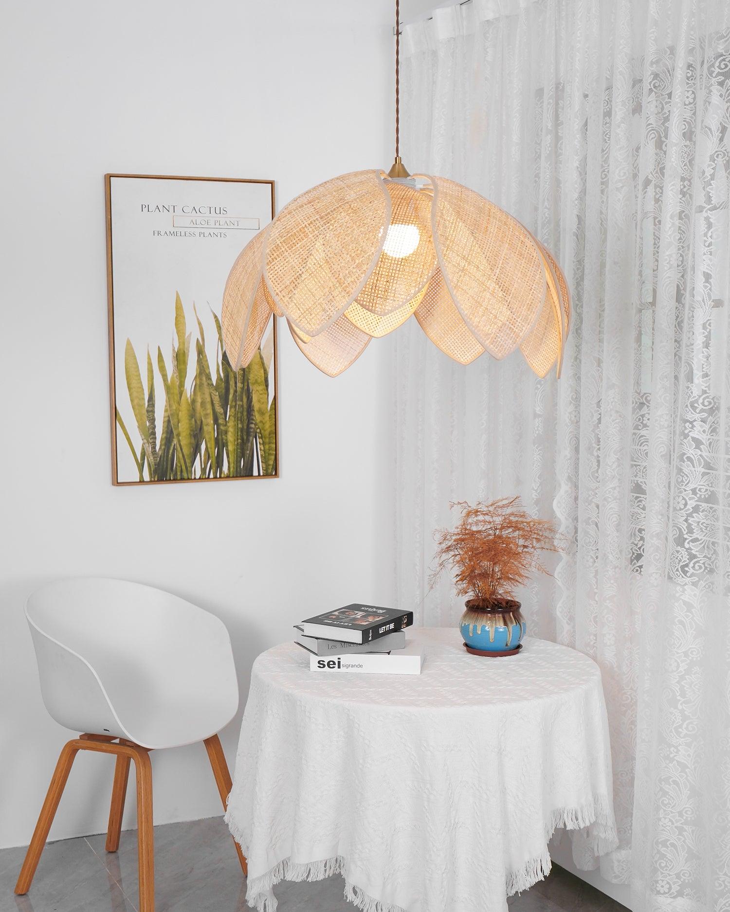 Fionel Rattan Pendant Lamp - Neutralighting