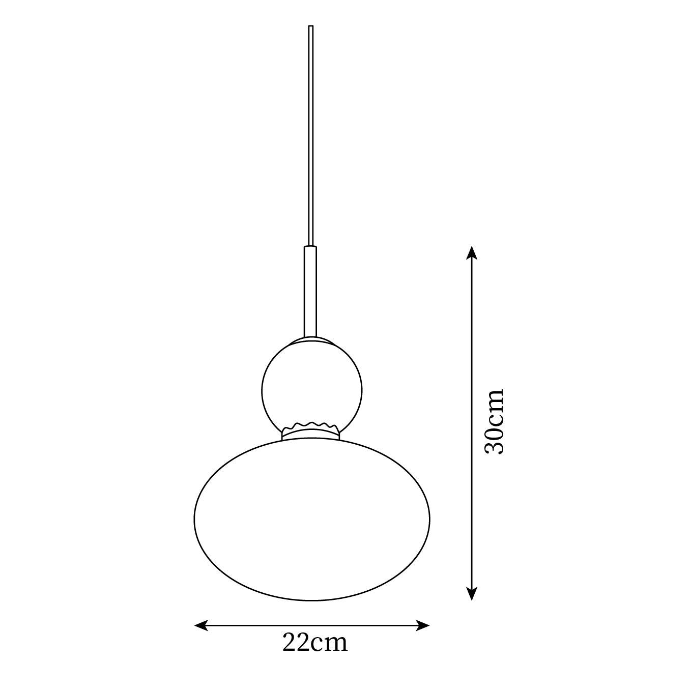 Orbelin Glass and Brass Pendant Lamp - Neutralighting