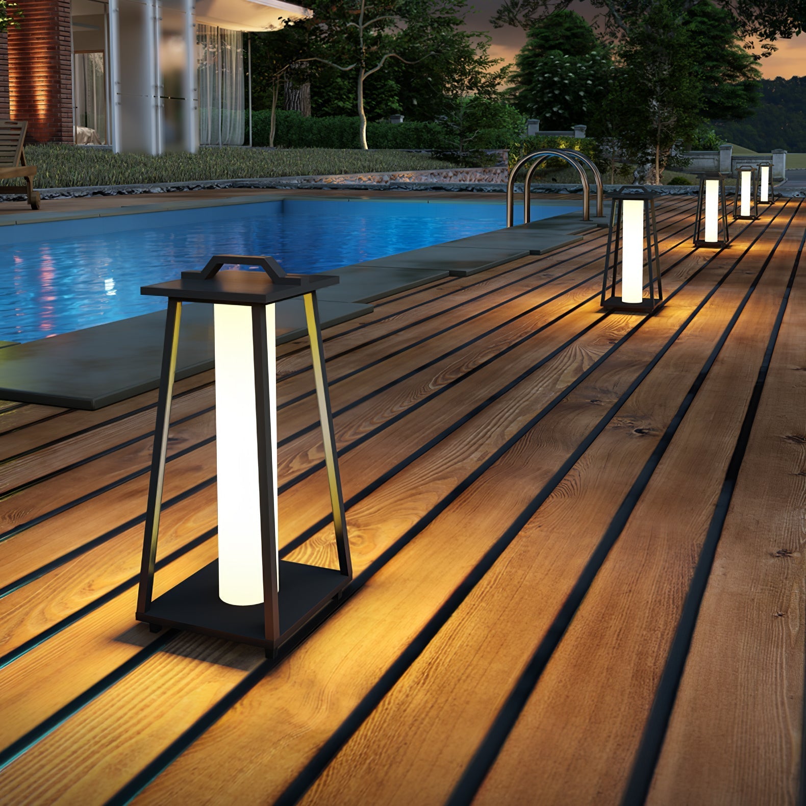 Ray Trapezoid-shaped Portable Outdoor Light - Neutralighting