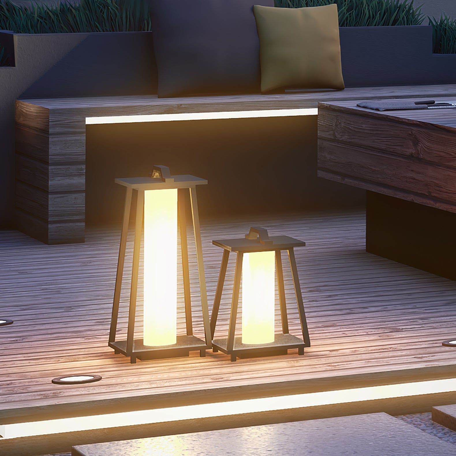 Ray Trapezoid-shaped Portable Outdoor Light - Neutralighting