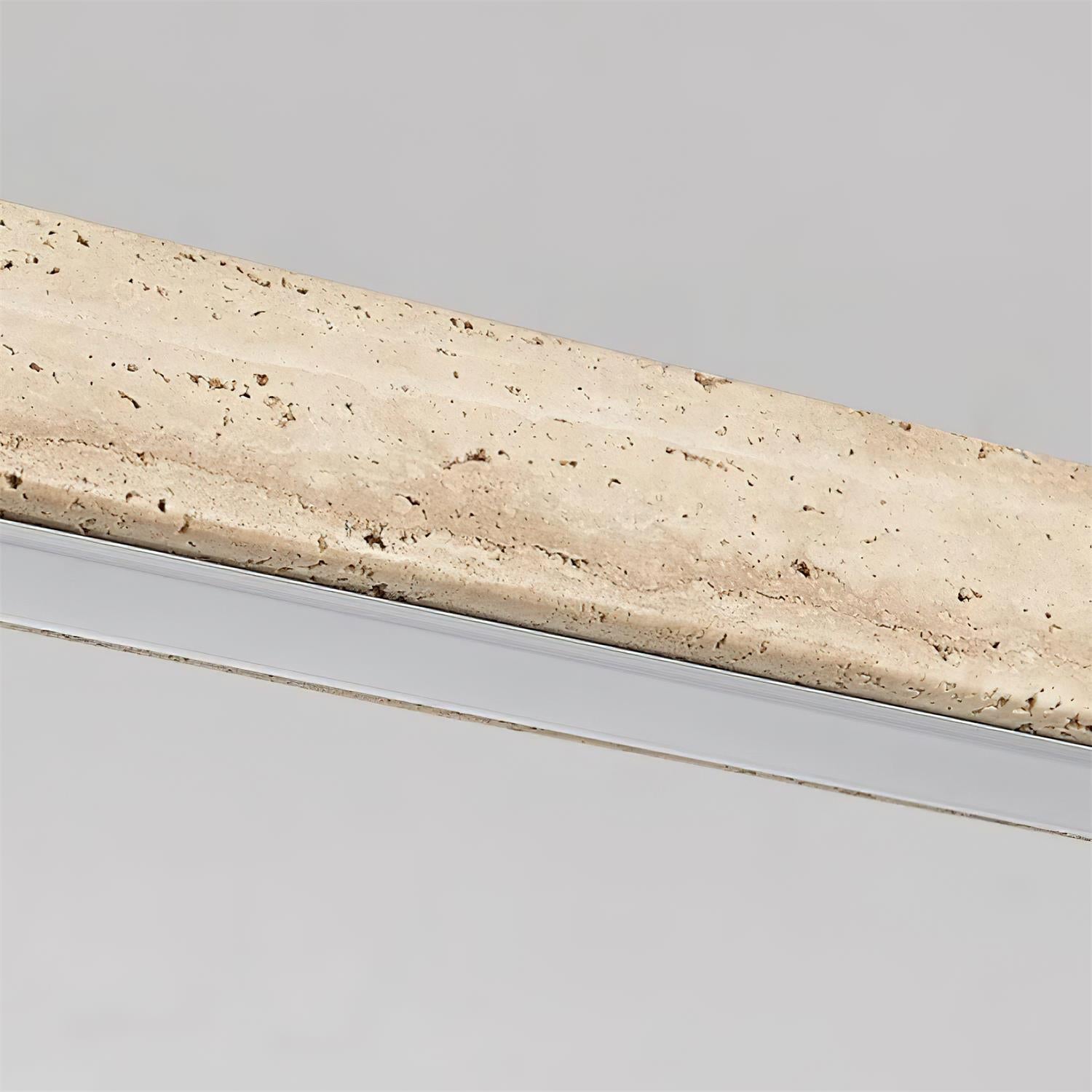 Delya Linear Travertine Pendant Lamp - Neutralighting