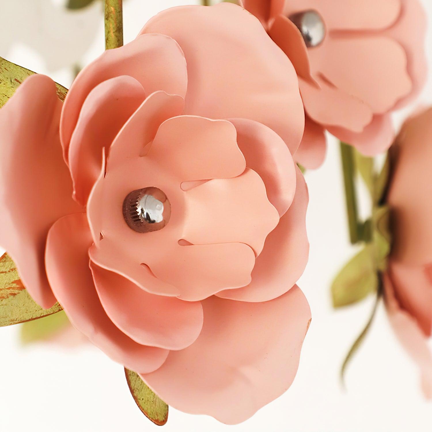 Ceiling Light Metal Canopy Floral Blossom Romantic Ambience - Neutralighting