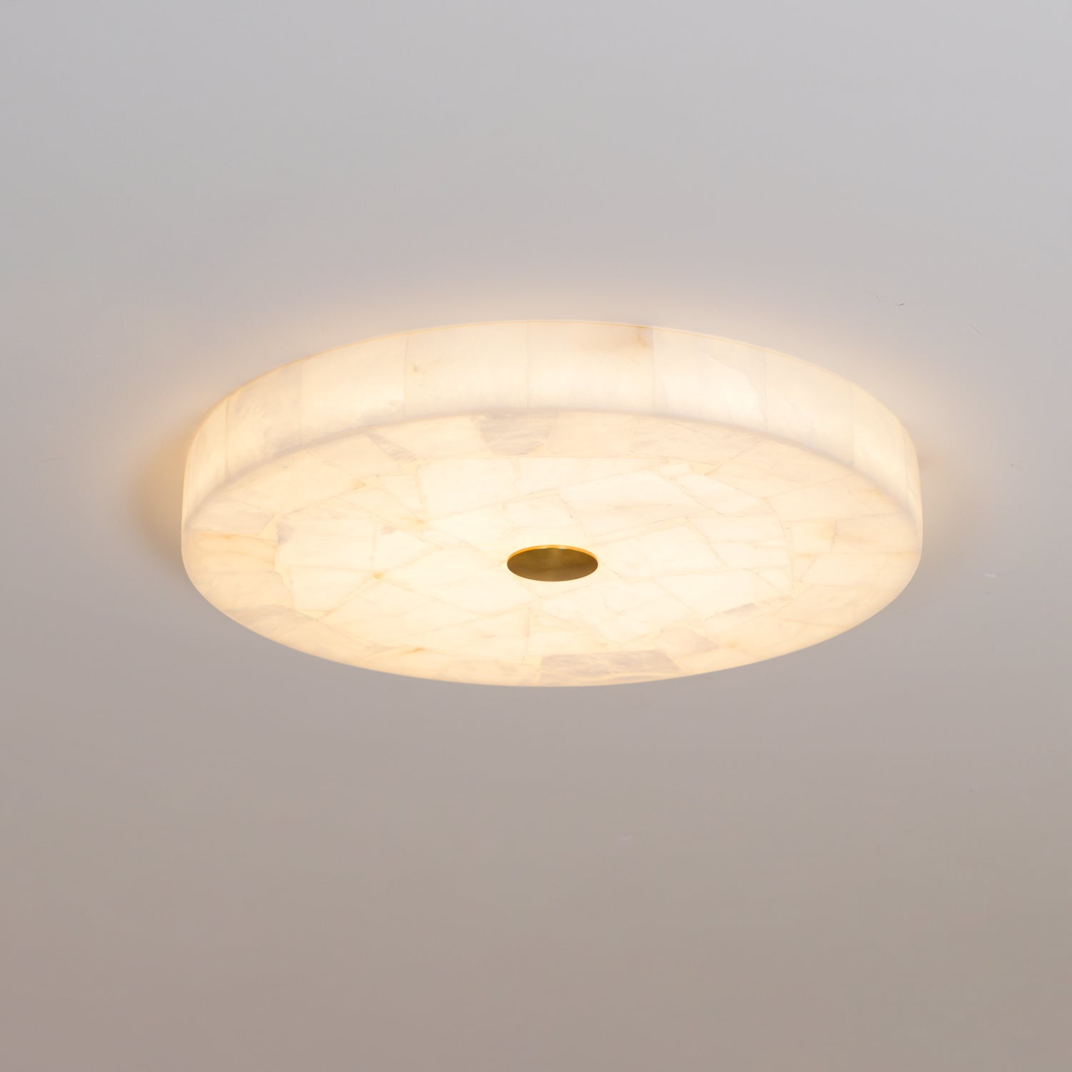 Delya Round Alabaster Ceiling Lamp - Neutralighting