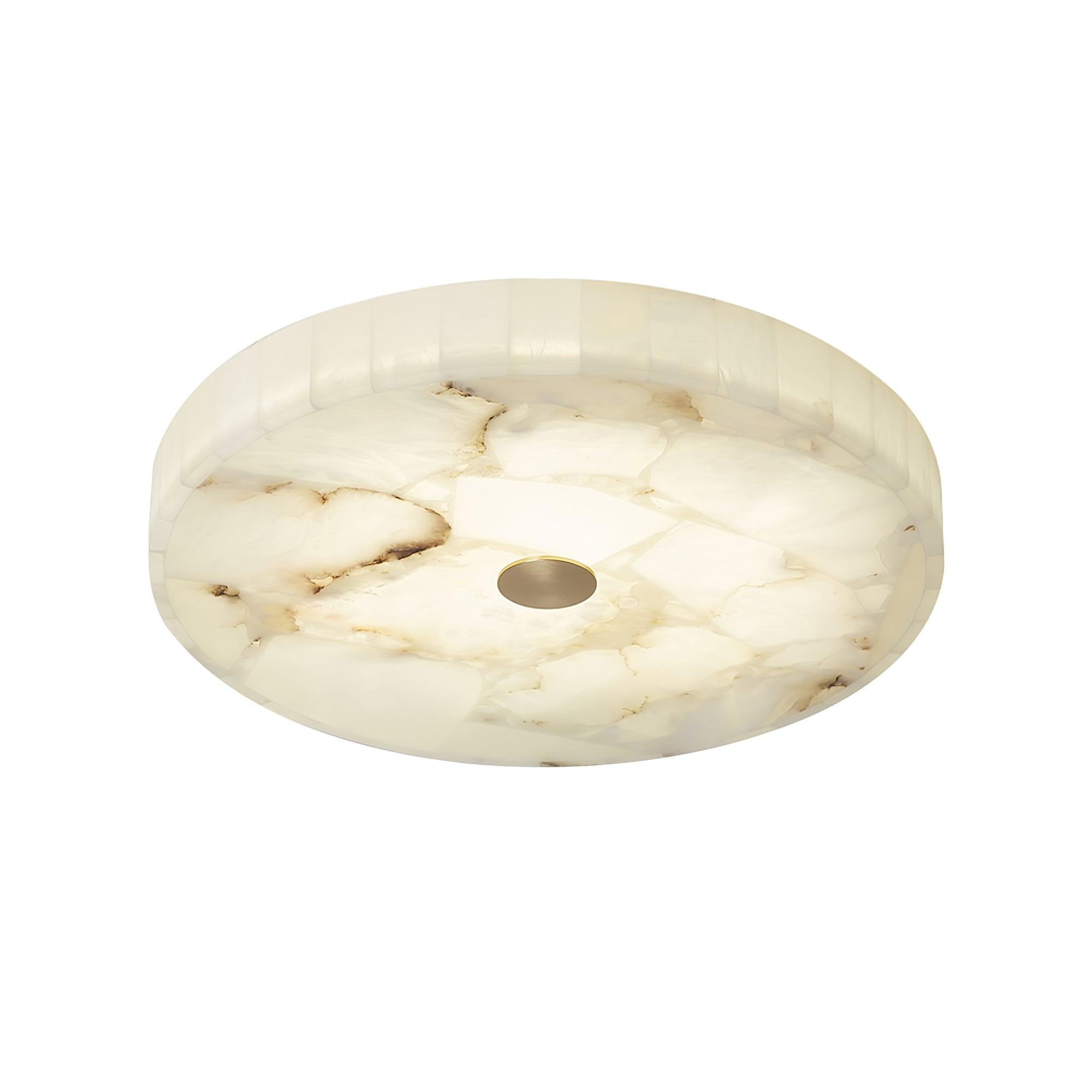 Delya Round Alabaster Ceiling Lamp - Neutralighting