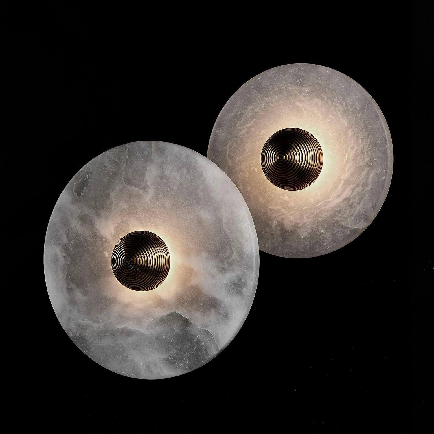 Cryn Alabaster Combination Wall Lamp - Neutralighting