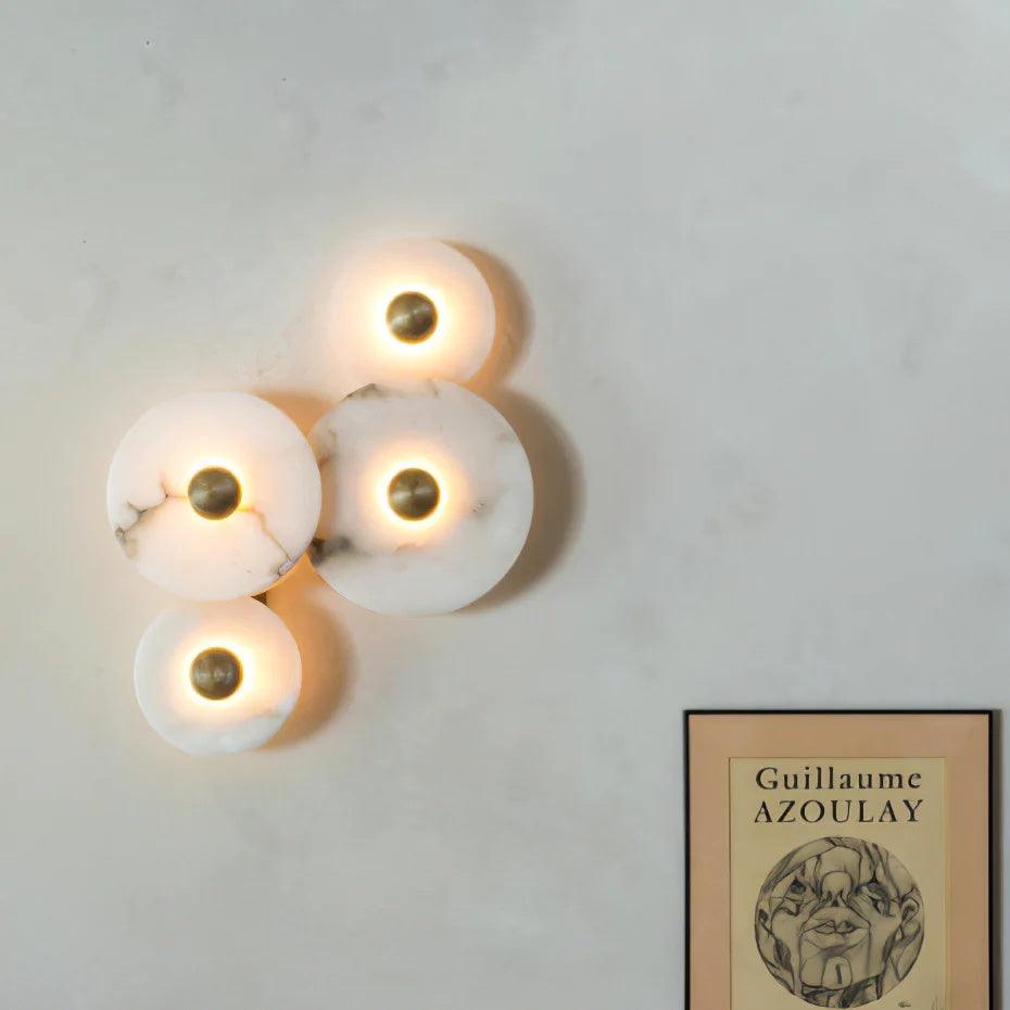 Cryn Alabaster Combination Wall Lamp - Neutralighting