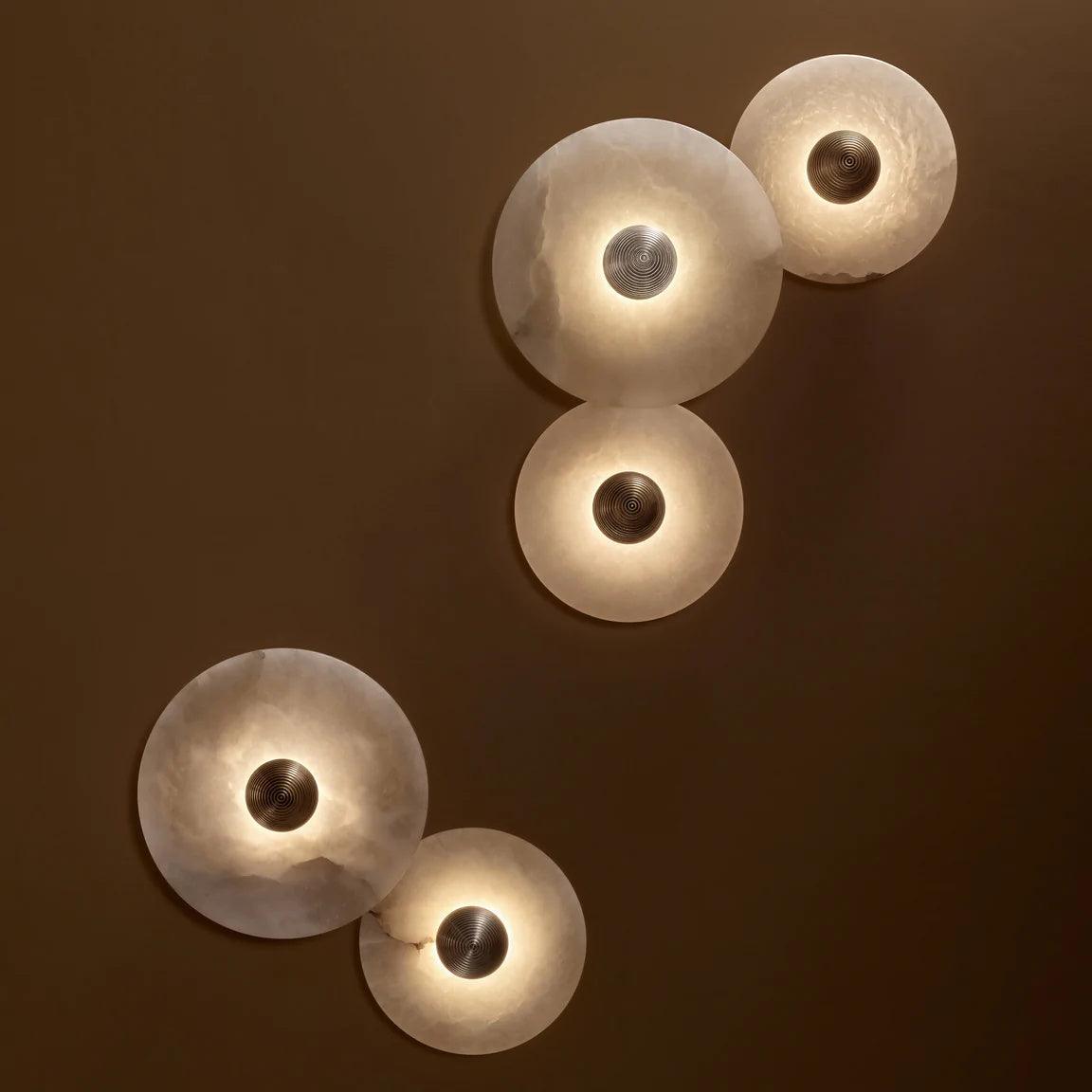 Cryn Alabaster Combination Wall Lamp - Neutralighting