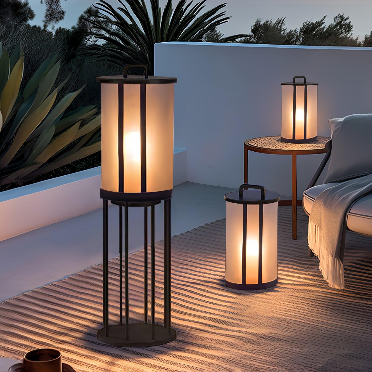 Ray Round Pillar Lantern Outdoor Light - Neutralighting
