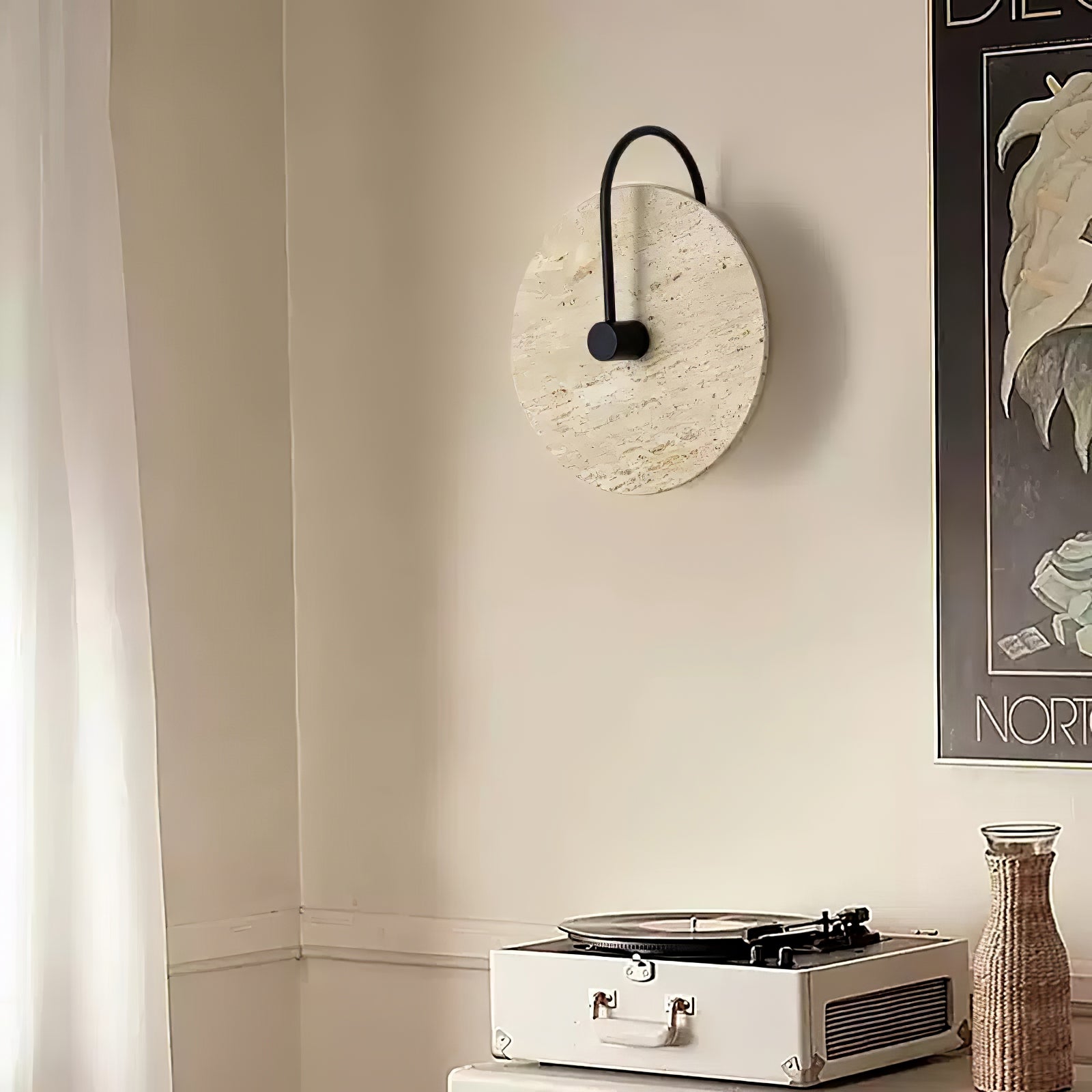 Kara Travertine Wall Light - Neutralighting