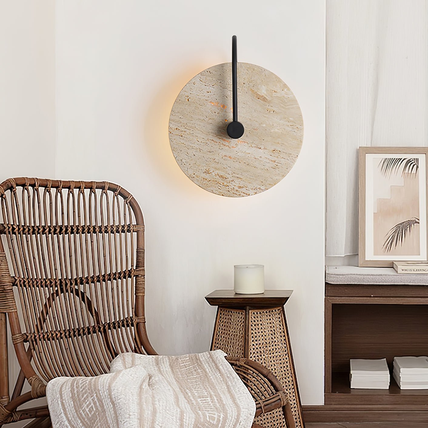 Kara Travertine Wall Light - Neutralighting