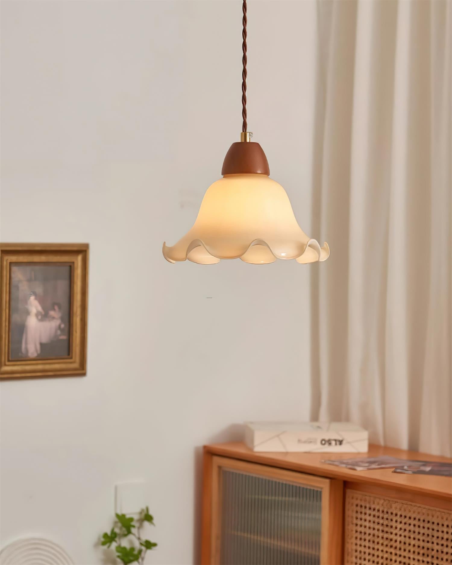 Glyna Wavy Glass Pendant Light - Neutralighting