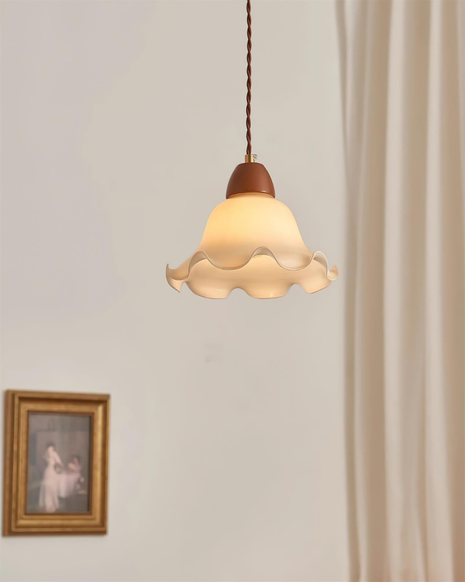 Glyna Wavy Glass Pendant Light - Neutralighting