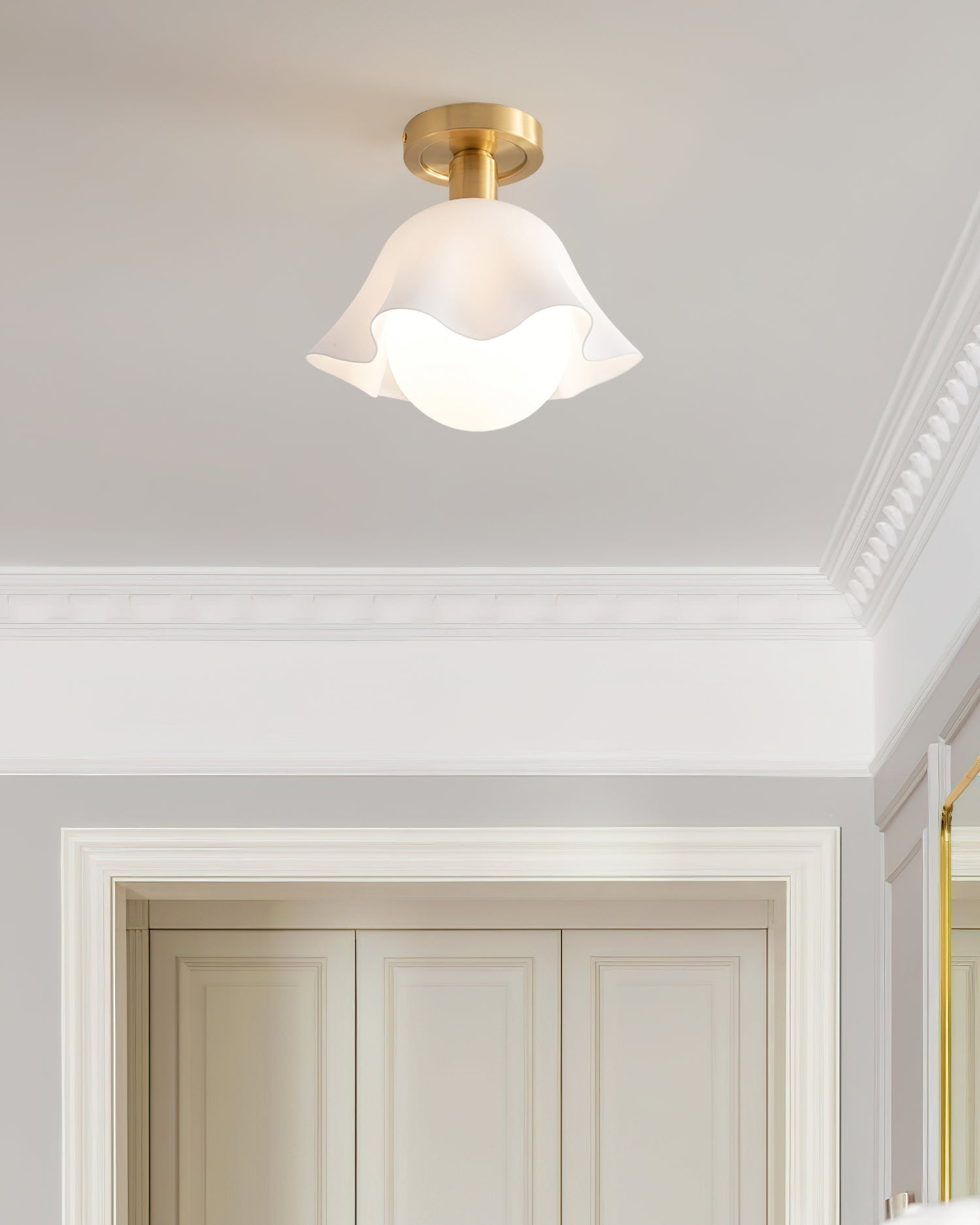 Petalia Semi-Flush Mount Ceiling Light - Neutralighting