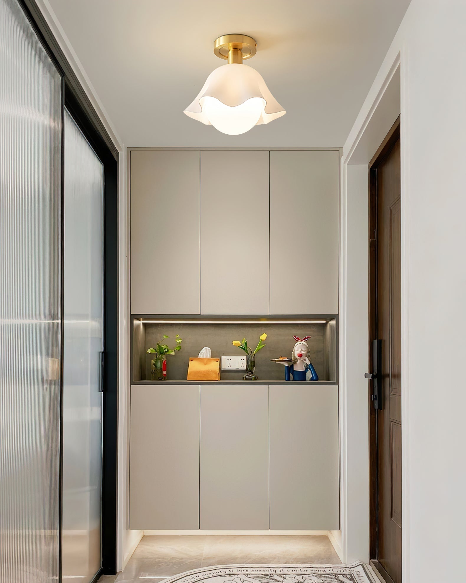 Petalia Semi-Flush Mount Ceiling Light - Neutralighting