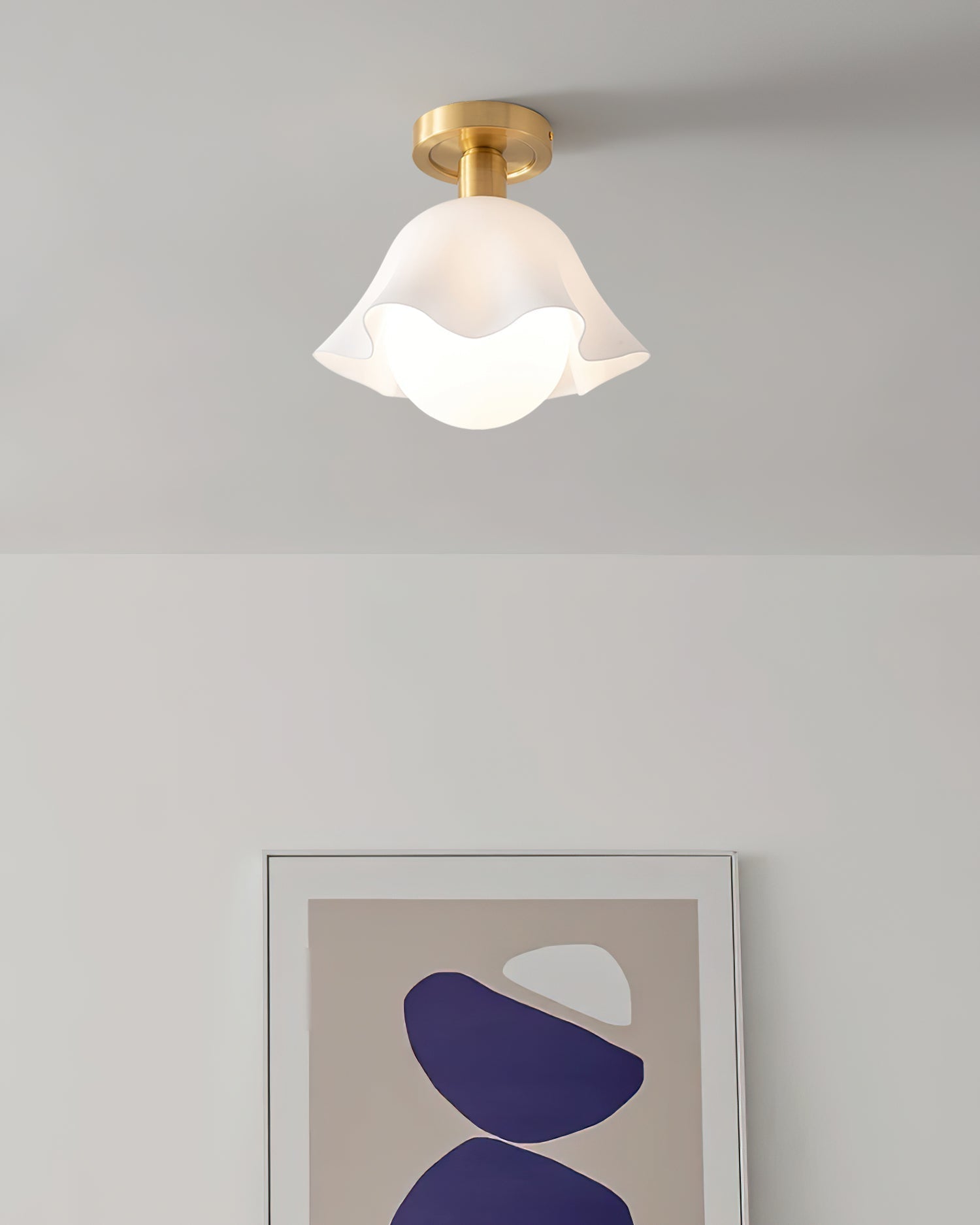 Petalia Semi-Flush Mount Ceiling Light - Neutralighting