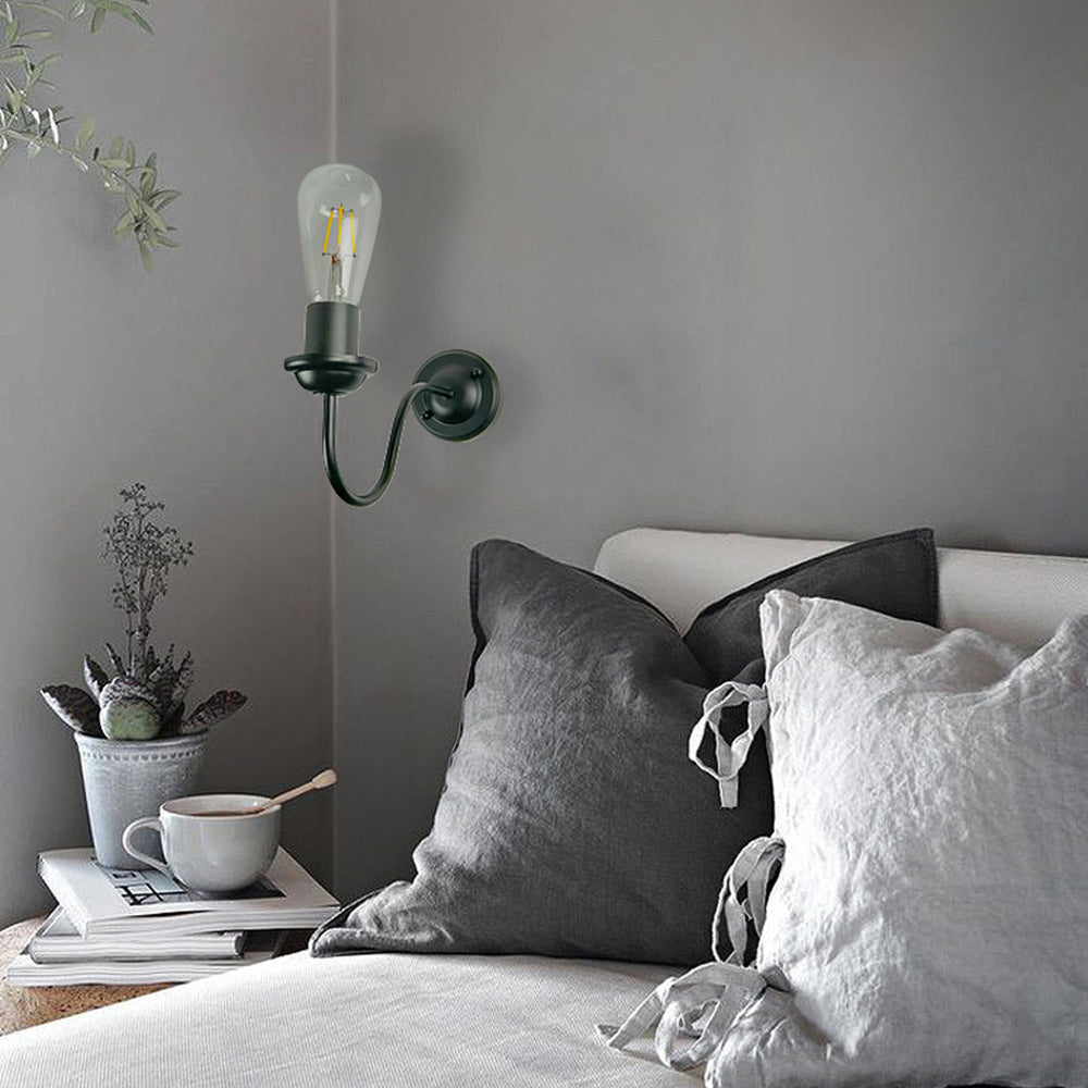 Silva Simple Retro Wrought Iron Wall Lamp for Garden - Neutralighting