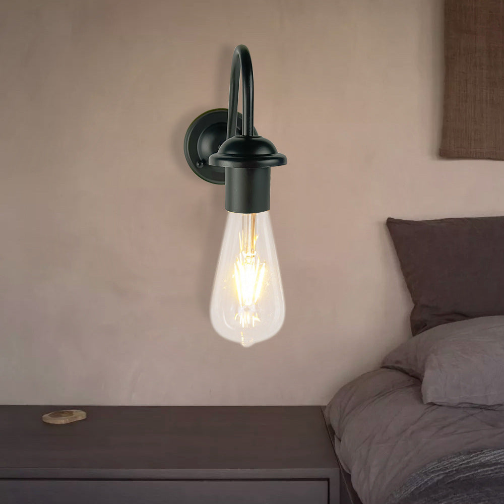 Silva Simple Retro Wrought Iron Wall Lamp for Garden - Neutralighting