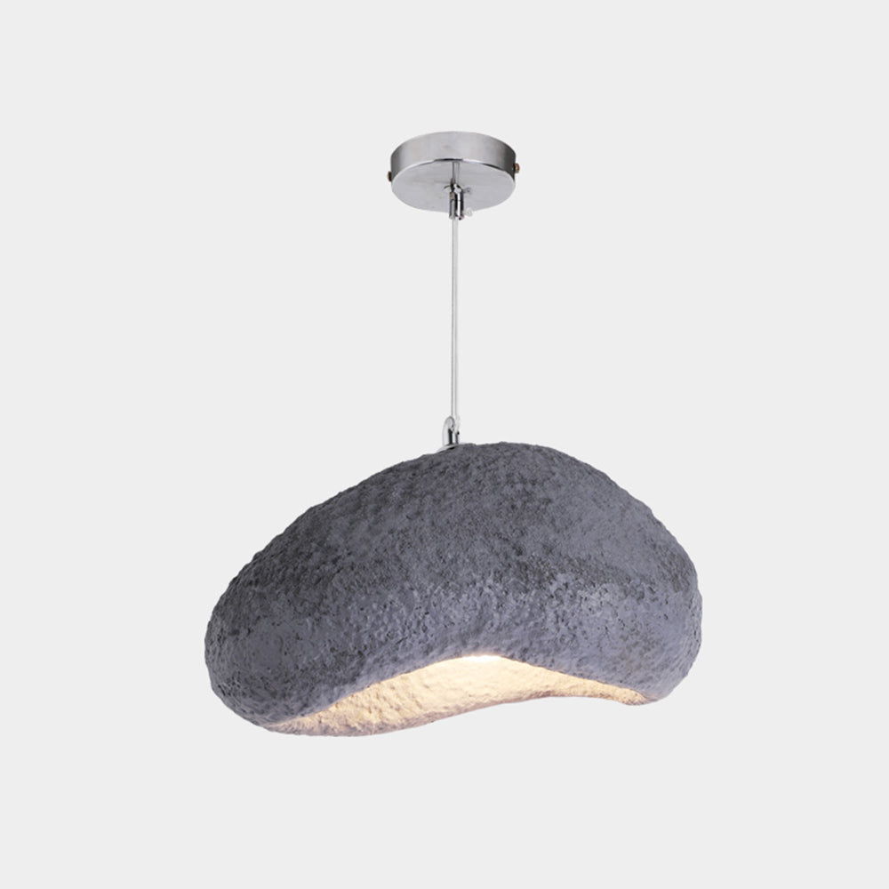 Avi Wabi Sabi Bread Shape Resin Pendant Light, 2 Color - Neutralighting