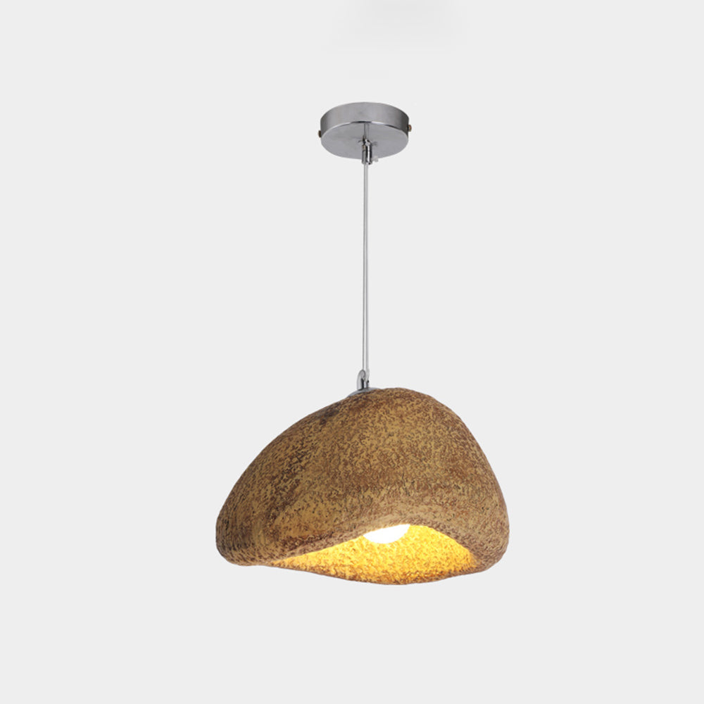Avi Wabi Sabi Bread Shape Resin Pendant Light, Resin, 4 Color - Neutralighting