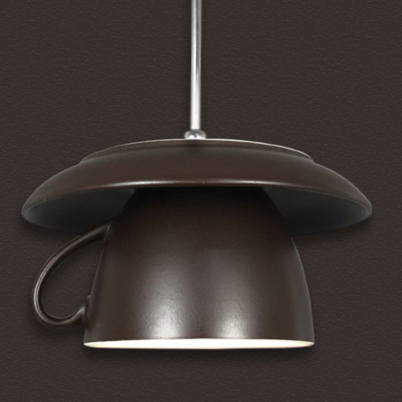 Valentina Pop Art Cup Ceramic LED Pendant Light Study Bedroom - Neutralighting