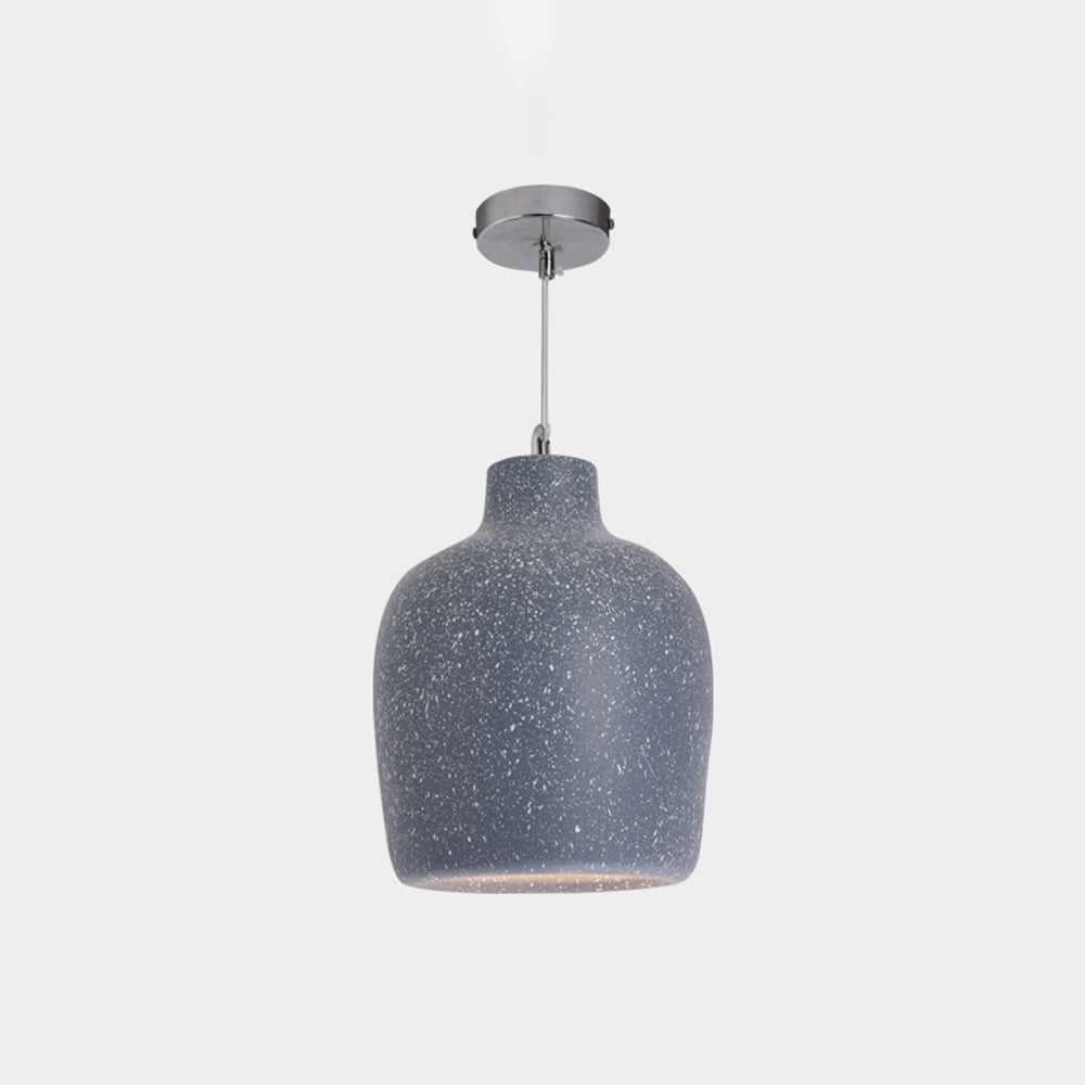 Avi Wabi Sabi Jar Shaped Resin Pendant Light, 4 Color - Neutralighting
