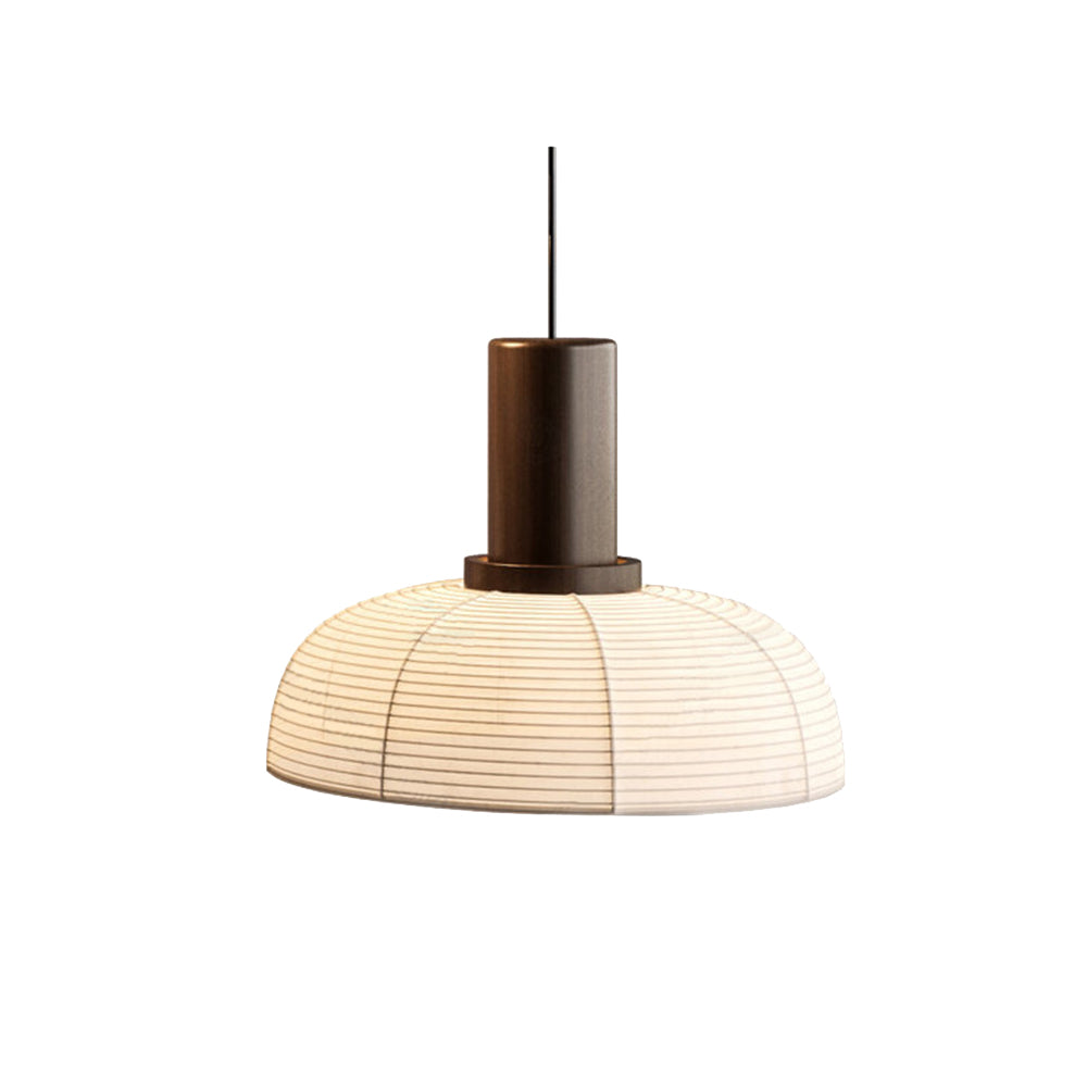 Muto Retro Fabric & Metal Pendant Light, 2 Style - Neutralighting