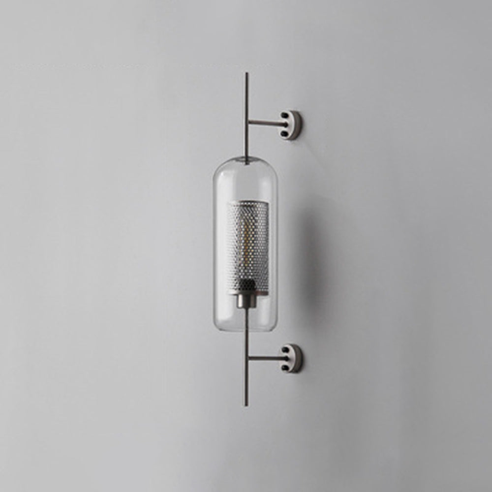 Kiri Industrial Classy Global Clear Glass Wall Lamp - Neutralighting