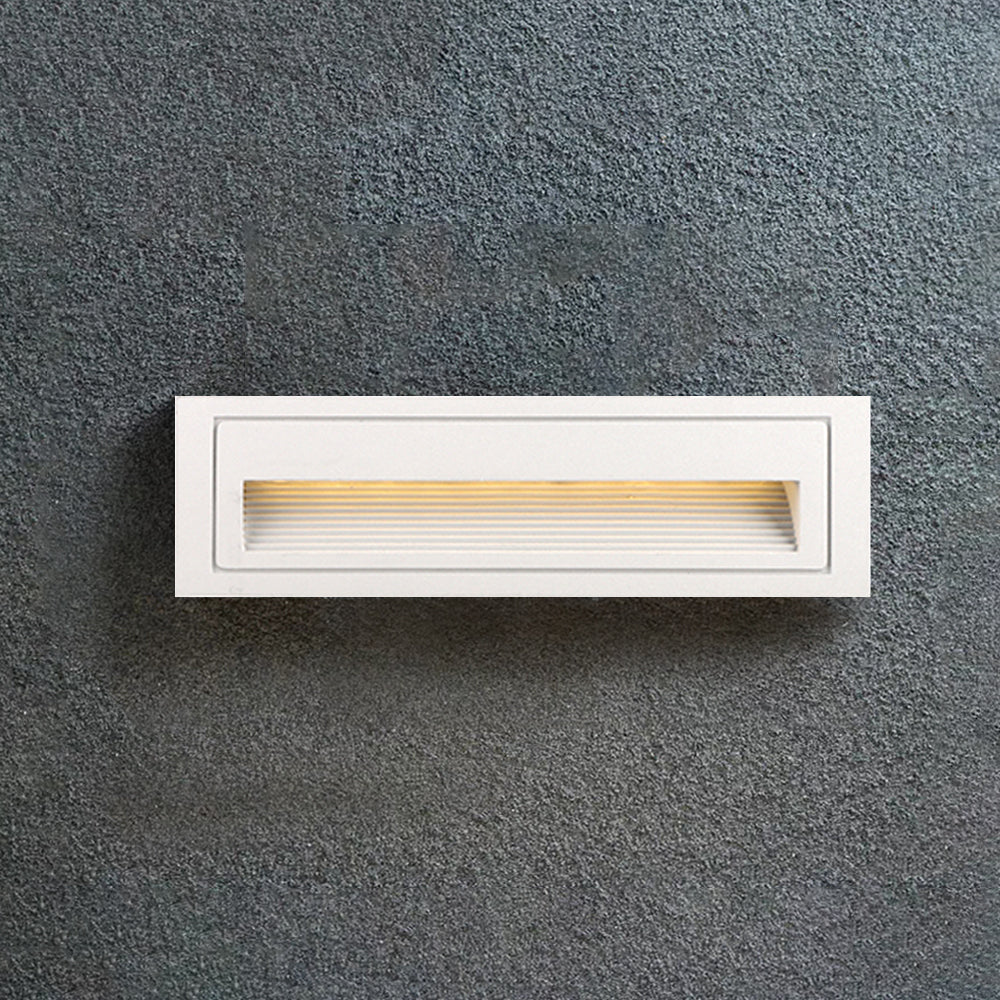 Ray Modern Metal Square Outdoor Deck/Step Light, Black - Neutralighting
