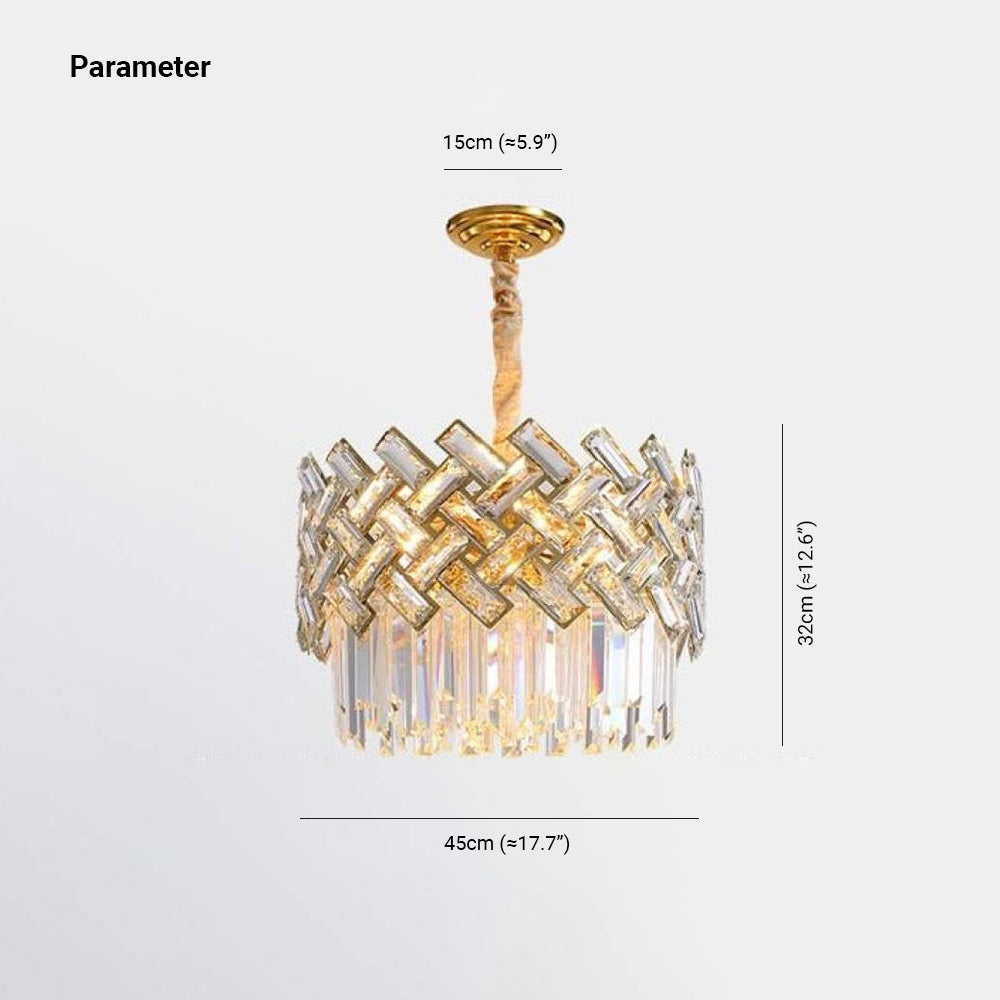 Kristy Luxury Gold Chandelier, Crystal & Metal - Neutralighting