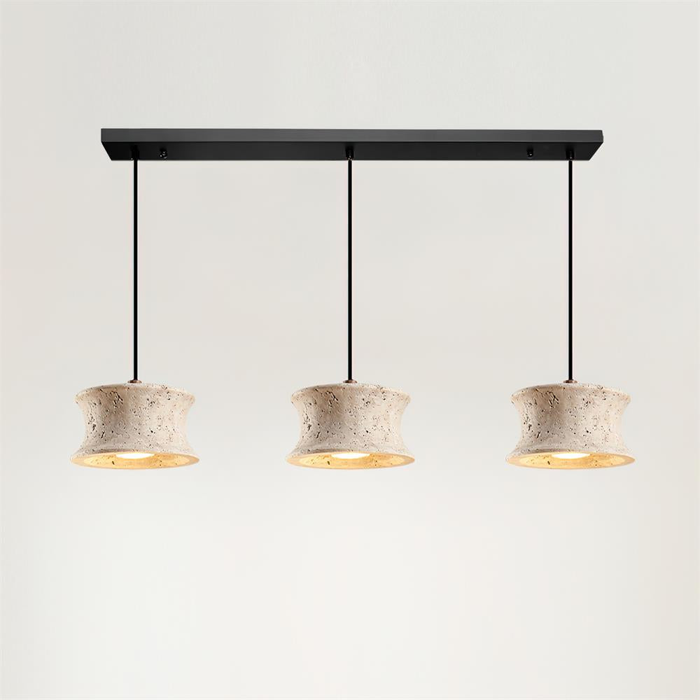 Ritta Pendant Lamp Travertine Sculptural - Neutralighting