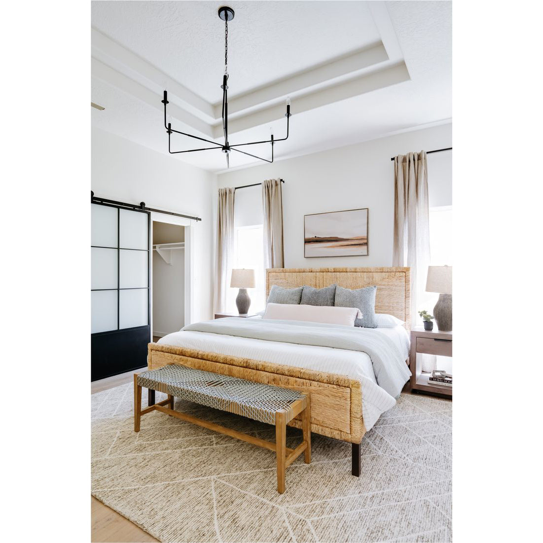 Blikuvyi Modern Industrial Minimalist Metal Chandelier - Neutralighting