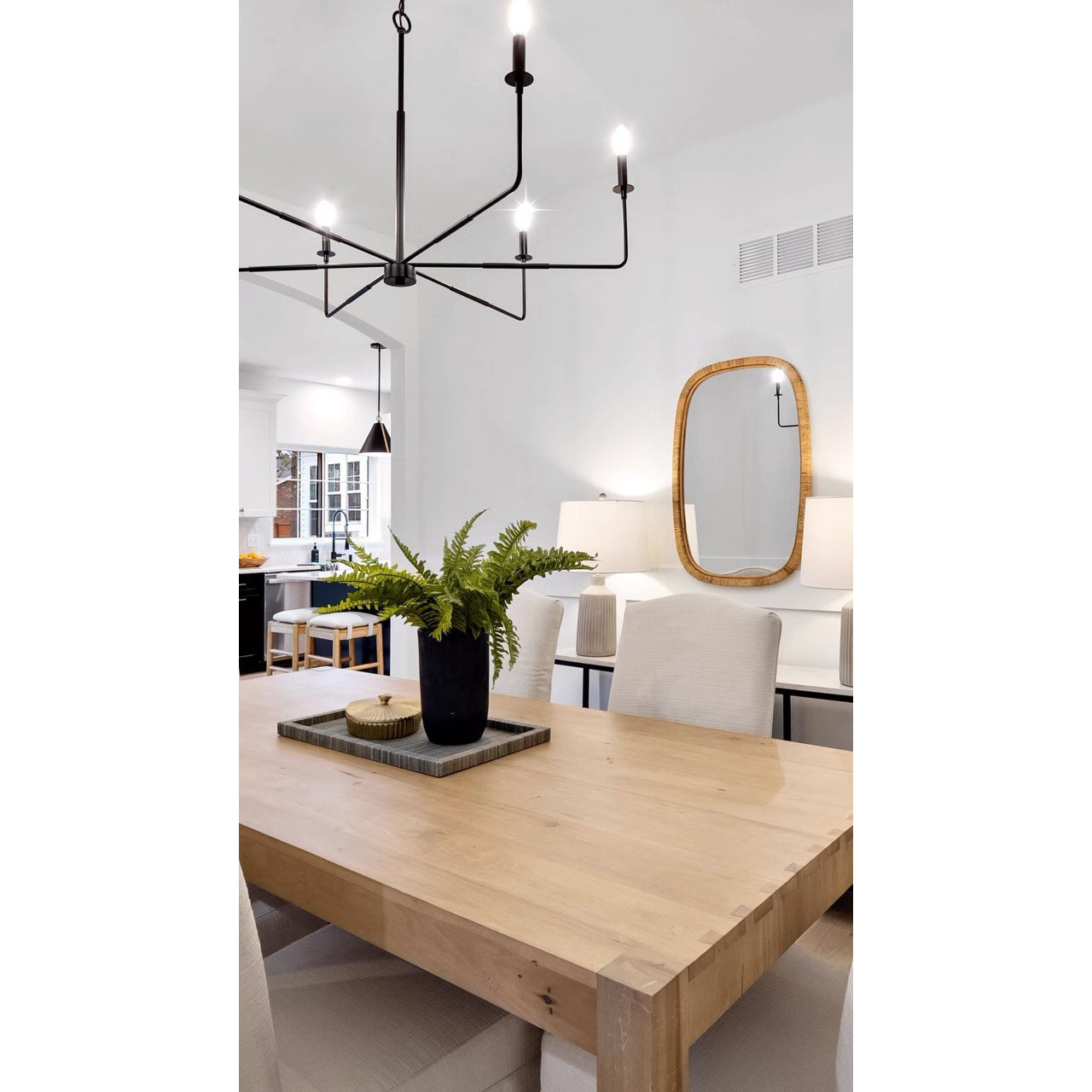 Blikuvyi Modern Industrial Minimalist Metal Chandelier - Neutralighting