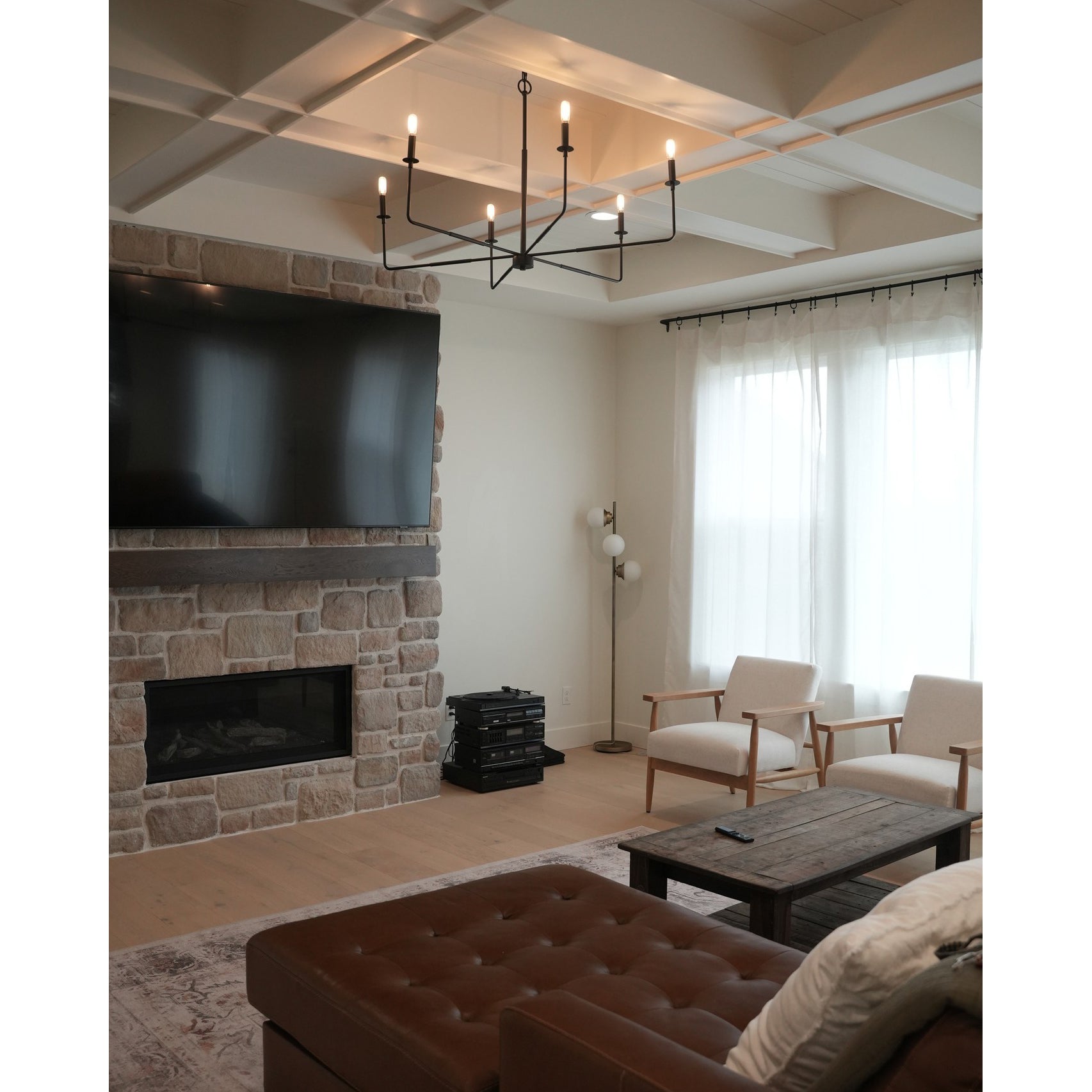 Blikuvyi Modern Industrial Minimalist Metal Chandelier - Neutralighting