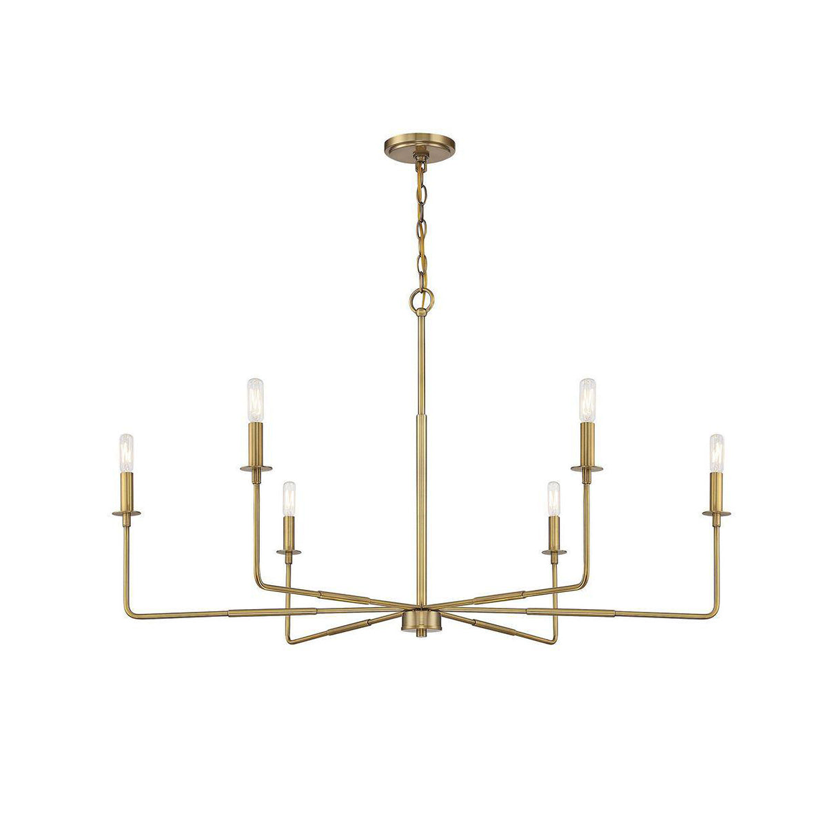 Blikuvyi Modern Industrial Minimalist Metal Chandelier - Neutralighting