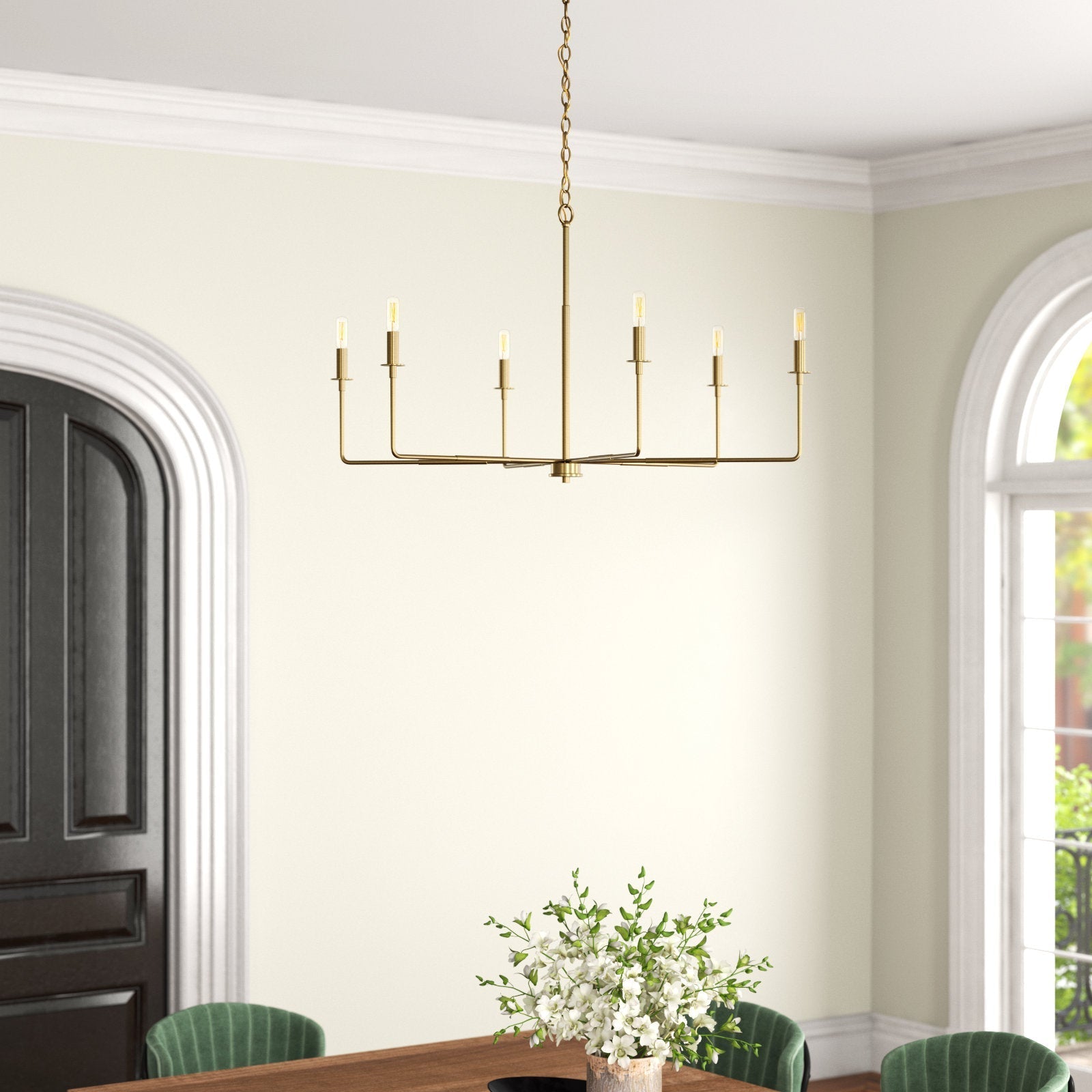 Blikuvyi Modern Industrial Minimalist Metal Chandelier - Neutralighting