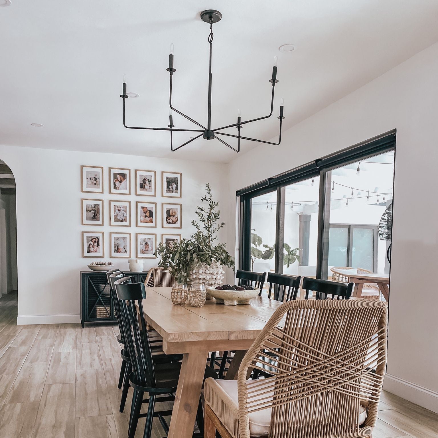 Blikuvyi Modern Industrial Minimalist Metal Chandelier - Neutralighting