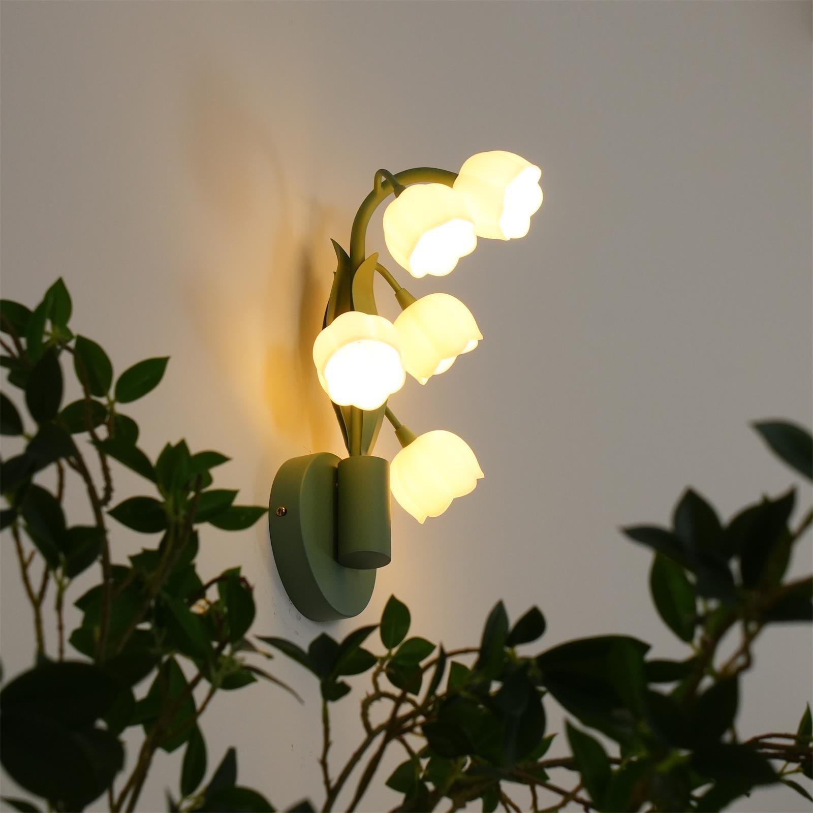 Aelis Natural Orchid Indoor Wall Lamp - Neutralighting